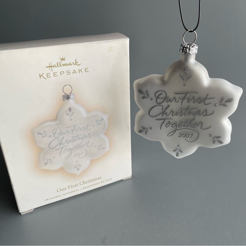 Hallmark Keepsake Ornament 2007 "Our First Christmas Together" - With Box